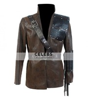 Arrow Dark Archer Malcolm Merlyn Leather Coat